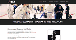 Desktop Screenshot of checkmatmadrid.net